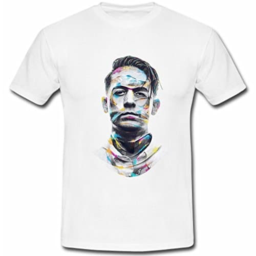 COY Print G Eazy Mens Cotton Crew Neck Slim Fit T-Shirt white xxl