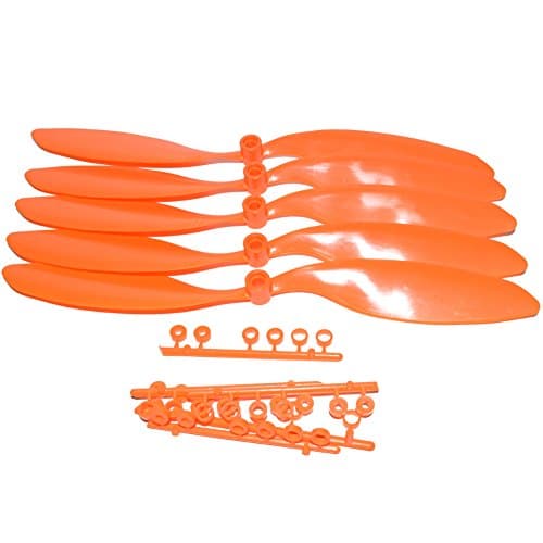 GWS EP-1047 Slow Fly Propeller for RC Airplane, Drone, Multirotor - 5 Pack