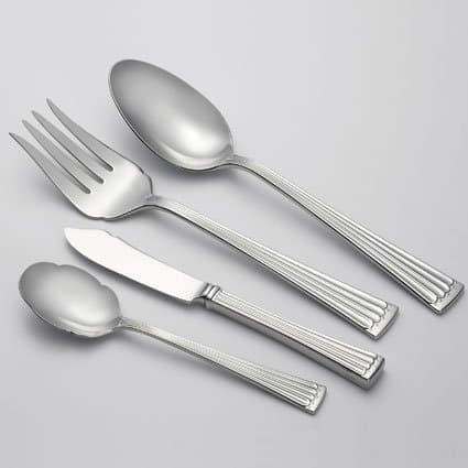 Monique Lhuillier Flatware: Dentelle 4 Piece Hostess Set