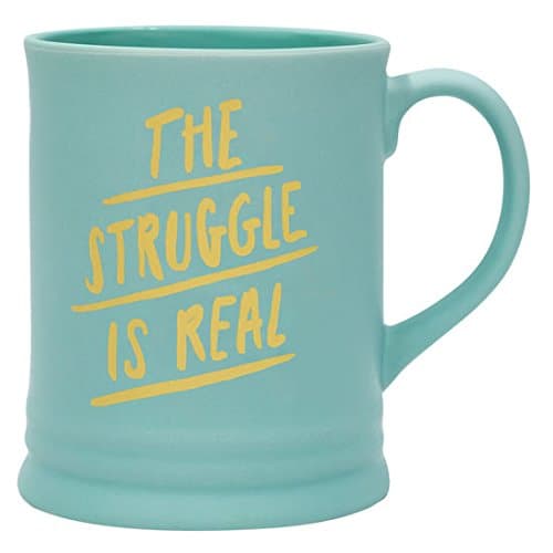 About Face Designs Coffee Mug - The Struggle Is Real
