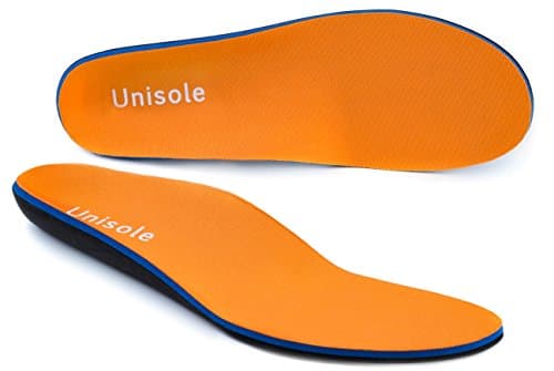Unisole Full Length Athletic Arch Support Inserts Insoles For Men And Wowen. Women/Mens Shoes Inserts For Sports, Walking, Running, Dress, Sneakers, Casual Flats Or Work Boots M11-11.5/W13-13.5