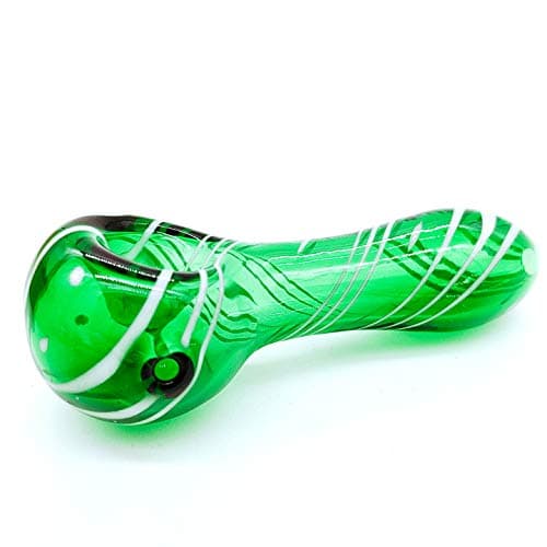 4.7 inch Pipe, Handmade Glass New Style Bub (Green)