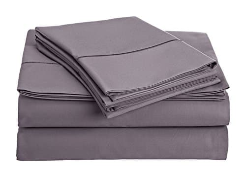 Addy Home 4 Piece T800 100% Egyptian Cotton Sheet Set, King, Lilac
