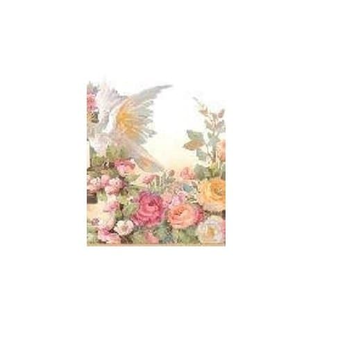 Blonder DB3729B Pink Roses Wallpaper Border