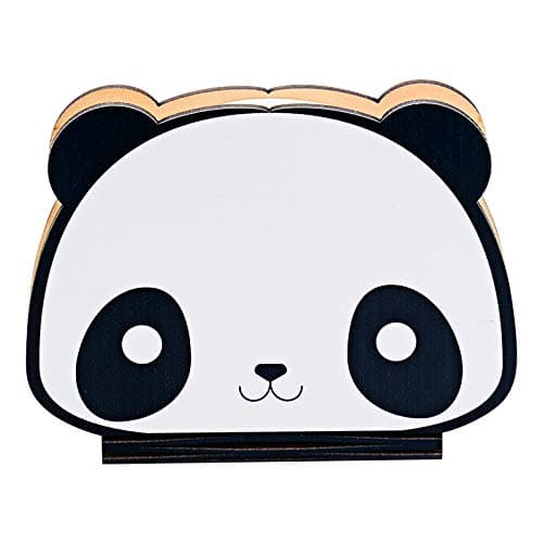 Panda LED Nightlight,NIUJNE USB Rechargeable dable Wooden Book Shape Desk Lamp Nightlight for Home Decor Children Baby Bedroom Color Night Lamp,Best Gift for Kids (Panda Style)