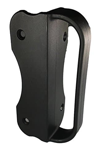 Universal NYLON GATE HANDLE -BLACK: Pull works with Wood, Metal, or Vinyl gates. 1 PACK