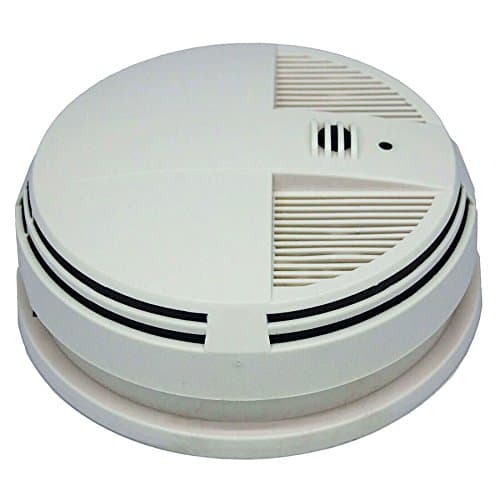 Battery Powered Infrared WiFi Smoke Detector Camera Recorder DVR Bottom View