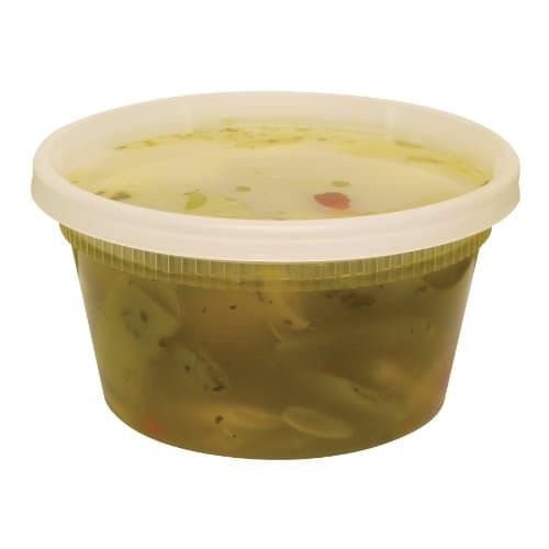 Pack of 48 Plastic Deli Container / 12 oz DELItainer