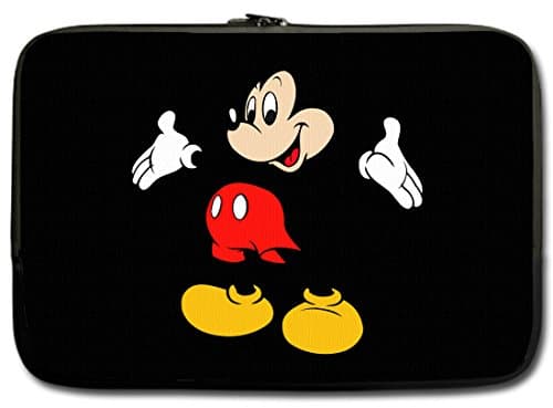 Mickey Mouse Pattern Twin Sides 15.6 Inch Sleeve Bag Fits most Laptop and Notobook