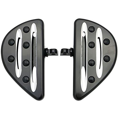 Footboard Pans Floorboards Rear Passenger Black Deep Cut For Harley Touring Road King Tour Street Electra Glide