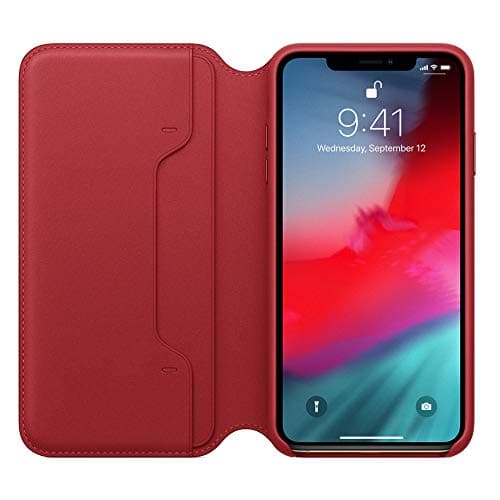 iPhone Xs Max XS XR Case, Pumsun Practical Fresh Cute Flip Wallet Leather Case Cover Protector for iPhone Xs Max 6.5inch (iPhone Xs Max, Red)