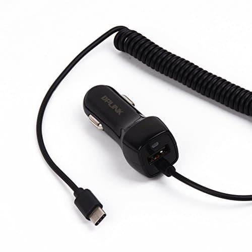 Type C Car charger,USB Car Charger With USB C For Samsung Galaxy S8/Note8/LG G6/Google Pixel 2/Moto Z/Sony Xperia XZ Premium and More By Dplink