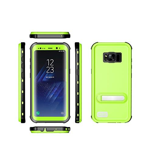 Samsung Galaxy S8 Plus Waterproof Case, Ultra Light Waterproof Shockproof Dirtproof Diving Phone case for Samsung Galaxy S8 Plus (Green)