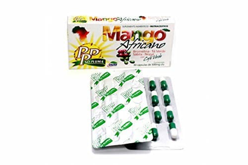 African Mango (mango africano) for Weight Loss Pills Fat Burner Bromelina,te Verde,sabila,nopal by African Mango