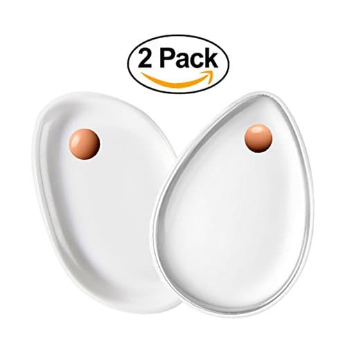 2 Pack Premium Silicone Makeup Sponge - Beauty Sponge for Makeup, Concealer and Foundation - Make Up Applicator for Cosmetic Blending Free Sticker