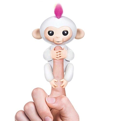 Interactive Baby Finger Monkey Electronic Toy for Children (White)