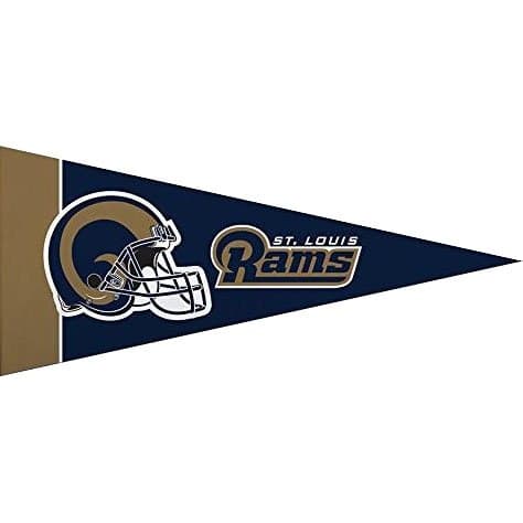 TeamFanatics NFL Mini St. Louis Rams Pennant, (2-Pack)