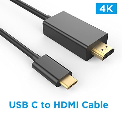 USB C to HDMI Cable(4K@60Hz), YIQIN Type-C to HDMI (Thunderbolt 3 Compatible), DP Alt Mode, Male to Male, for 2017/2016 Macbook Pro, 2015 New Macbook, 2017 iMac, Galaxy S8, LG G5, Google Pixelbook