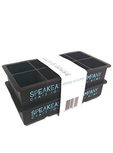 Speakeasy Ice Cube Tray – 2 Pack – 2 Inch Cubes - Silicone Ice Cube Tray