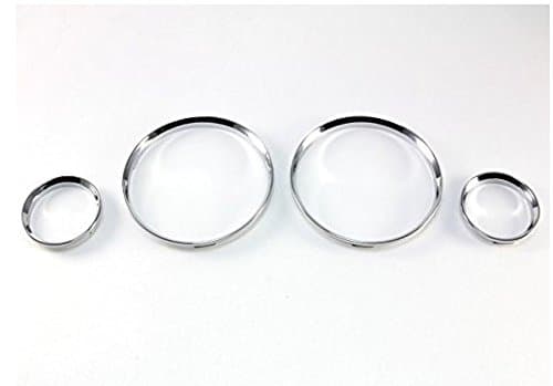 AONED BMW E30 Chrome Cluster Dashboard Dial Gauge Rings M3 EVO 1982-1994