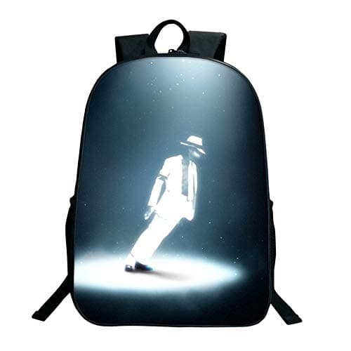 SJYMKYC Michael Jackson Bad Backpack Charging Backpack Men and Women Backpack Travel Backpack Computer Backpack