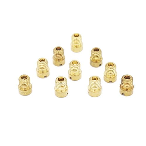 10 pcs Carburetor Main Jet: #100, 105, 108, 110, 115, 120, 125, 130, 135, 140