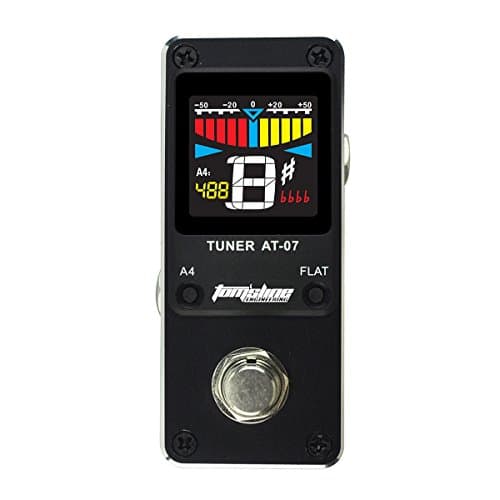 Mini Pedal Tuner for Guitar Bass True Bypass