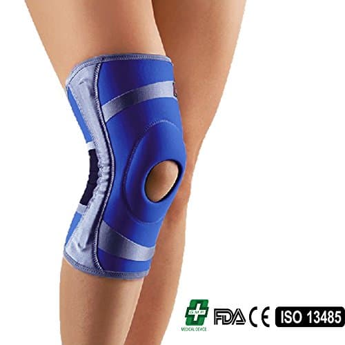 Dynamic Airmesh knee Support For Arthritis, ACL, Running, Basketball, Meniscus Tear, Sports, Athletic. Open Patella, Non-Bulky, Relieves Pain...