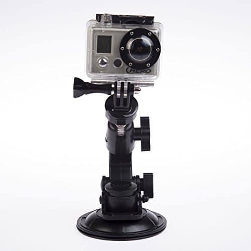 Gorilla Gear Tech Action Camera Suction Mount - 2 Years Warranty
