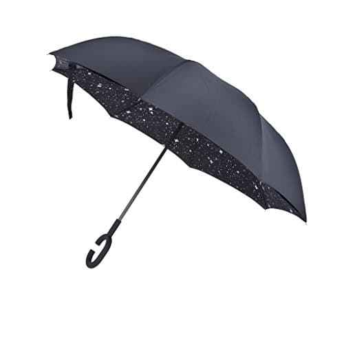 Inverted Umbrella Stick Umbrella Double Canopy Windproof