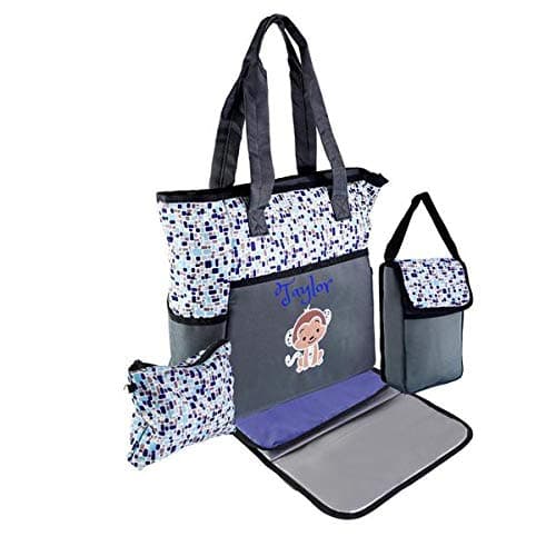 PERSONALIZED Large Diaper Bag Knapsack/Tote bag/Backpack/Messenger Bag/Shoulder Bag