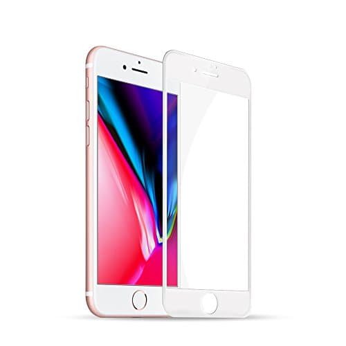 iPhone 8 plus Screen Protector-MORNTTE Tempered Glass with 3D Touch Case Protective Screen Protector for Apple iPhone 7 plus (white)