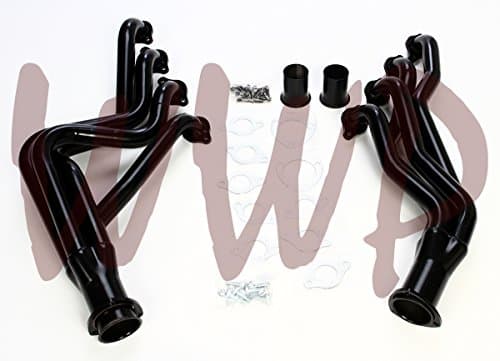 Black Coated 1-3/4" Long Tube Full Length Performance Exhaust Header 70-72 Camaro, 64-74 Chevelle, 64-74 El Camino, 71-74 Wagon & 71-74 Full Size Passenger