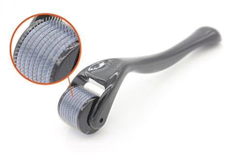 Derma Roller Kit 0.25 mm – 540 Titanium Micro Needles | Professional Medical-Grade Microneedling Kit for Facial and Body Skin Care Massager | Perfect for all Skin Types | Blue & Black | Amazing Prime