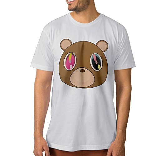 CuteBB Men's Kanye West Bear T Shirts