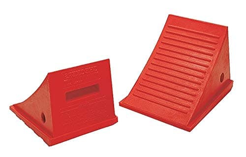 Checkers Industrial Orange Wheel Chock, Urethane, 9" Width, 11-1/2" Depth, 8-1/2" Height - UC1500-4.5