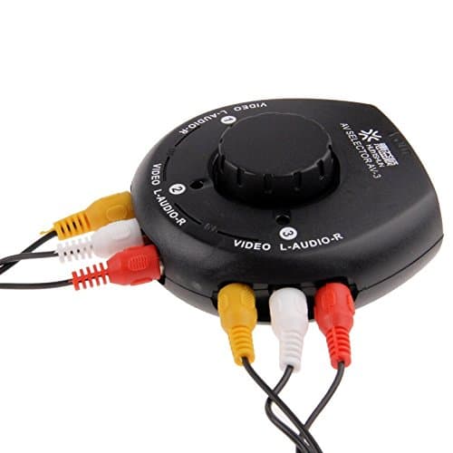 Audio Cables, 3 to 1 TV Multi Box Extender Splitter Switch for LD / VCD / DVD / Camera / Recorder