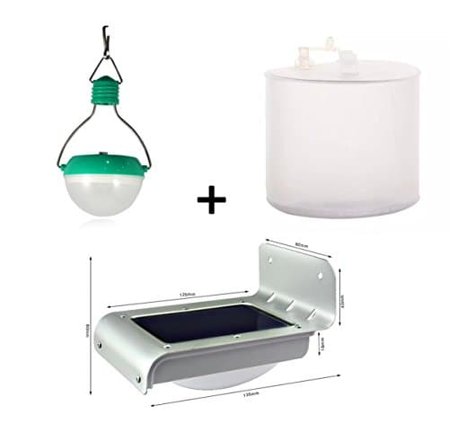 JJF Bird White Sun Power Smart LED Solar Gutter Night Utility Security Light for Indoor Outdoor with Motion Sensor Technology