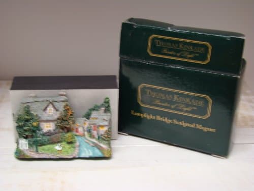 Thomas Kinkade "Lamplight Bridge Sculpted Magnet"