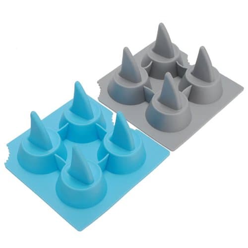 1pcs Silicone Ice Cube Tray Brick Chocolate Jelly Maker Mold Shark Fin Mould Party Bar Drink,random Color