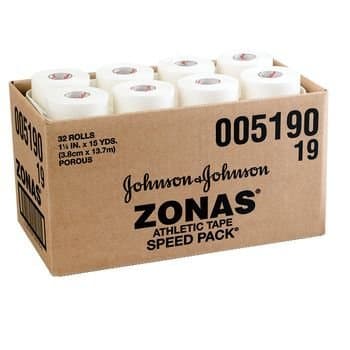 DSS ZONAS Athletic Tape (32 Rolls/Case) by Zonas