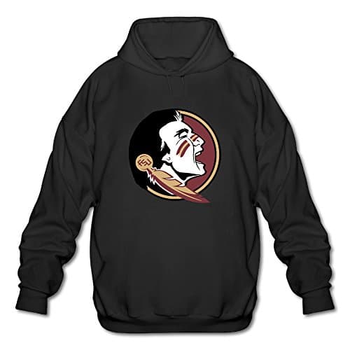 Evaly Men's Best Florida State University Seminole Pullover Hoodie Black