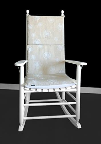 Rocking Chair Cushion - Dandelion Cloud Denton