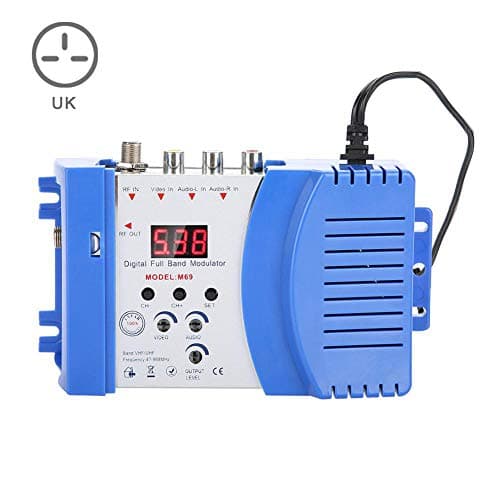 Abboard Professional Digital VHF UHF RF Modulator AV to RF AV to TV Converter Adapter