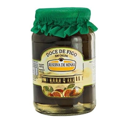Reserva de Minas - Creamy Fig Jam 25.04 oz (PACK OF 01) | Doce de Figo Cremoso 710g