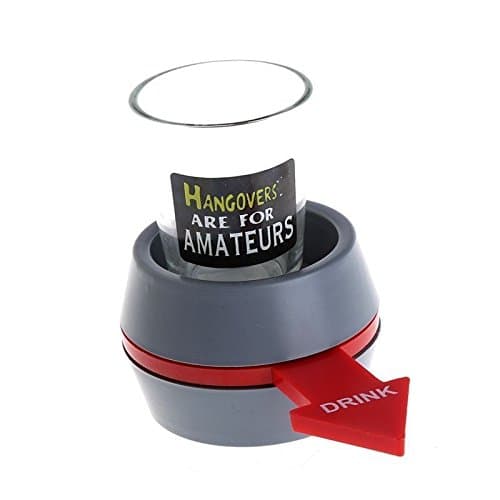 Fun Spinner Spin The Shot Roulette Glass Alcohol Drinking Game Party Gift