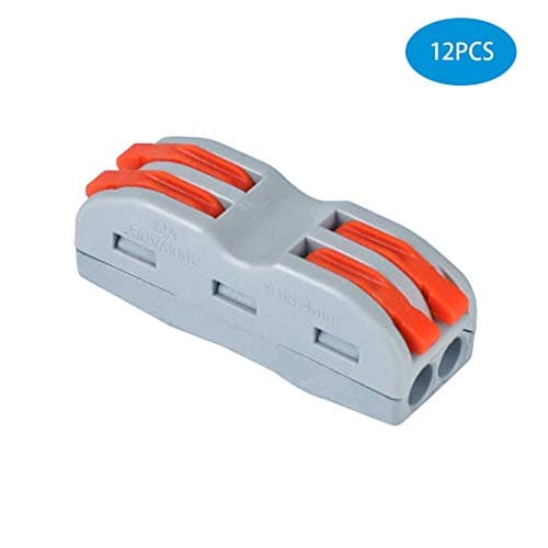 Quick Compact Splice Wire Conductors Cable Clamp Terminal Block Spring Connector-2 Way,4 Port