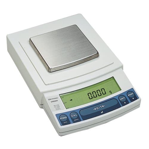 Shimadzu UniBloc 321-62352-91 Model UW820H Electronic Top Loading Balance with Internal Calibration, 820g Capacity, 0.001g Display