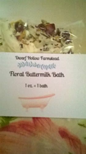 Handmade Floral Buttermilk Bath Soak