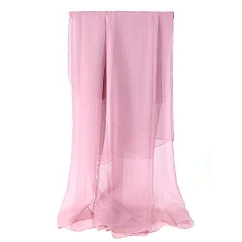 Women Scarf Plain lightweight Shawl Solid Wrap for Hair Evening Dresses Party